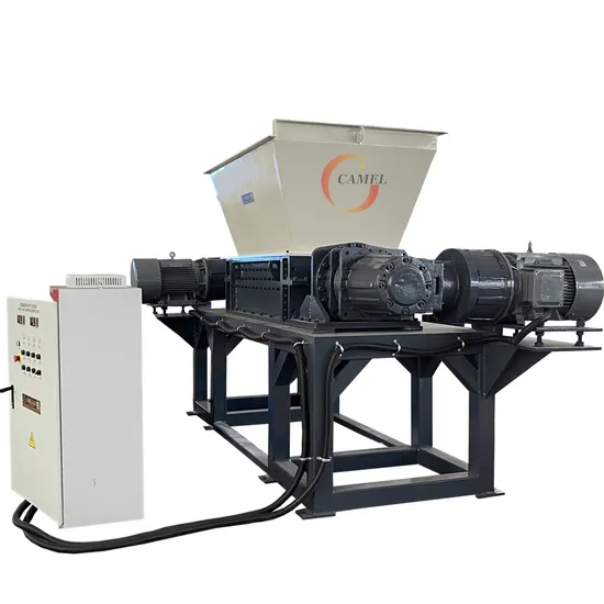 Camel Plastic Industrial Shredder Machine Crushing Plastic Film Waste Trash Can Rubber Tire and Wood Pallet